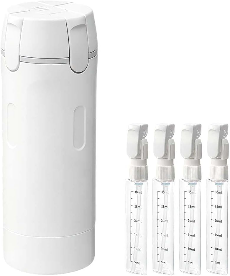 4-in-1 Travel Dispenser Set - Leak Proof 30ML Toiletry Bottles | Portable Shampoo, Lotion, Conditioner Containers (Green)