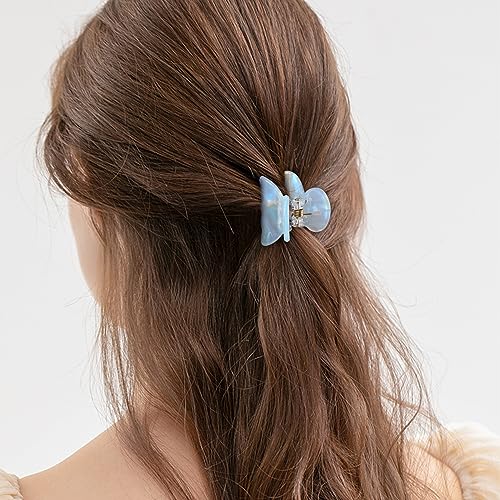 Mistofu 12PCS Small Hair Claw Clips for Women - Mini Acrylic Jaw Clips, Variation: Small Hair Clips1