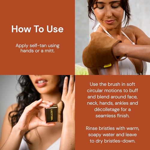 Lazy Tan Self Tanner Blending Brush for Streak-Free Glow