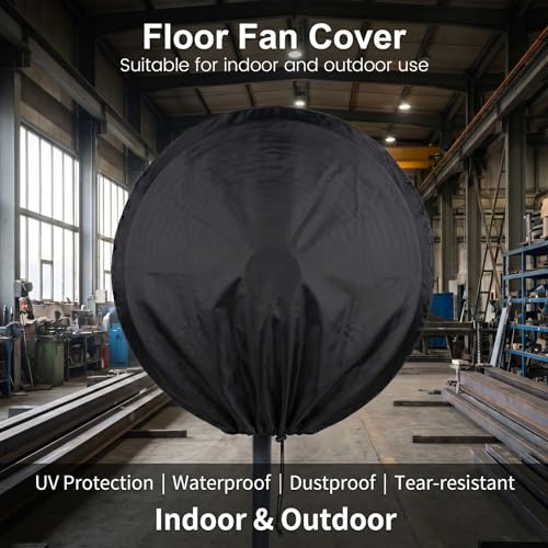 Heavy Duty Outdoor Fan Cover for 18-20 Inch Fans | Waterproof, UV Resistant Protection
