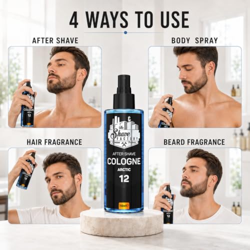 The Shave Factory Arctic After Shave Cologne Series 12, 250ml Men’s Grooming