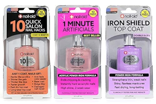 Nail-Aid Multi-Purpose Top Coat & Strengthener - 1.65 Fl Oz