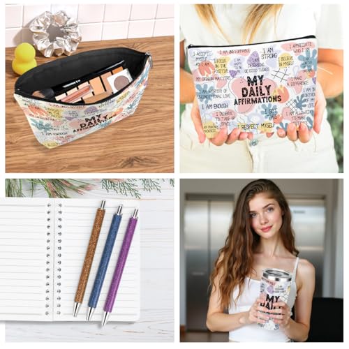 Positive Daily Affirmations Gift Set for Women - 6-Piece Bundle (0841)