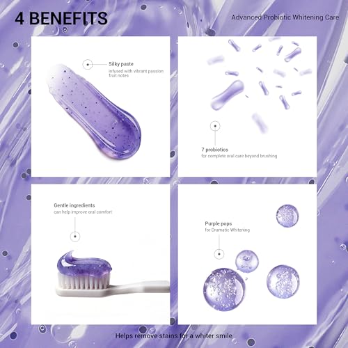 MSDRWIKEY 7-Pro Deep Whitening Toothpaste - Fluoride-Free Mint Formula