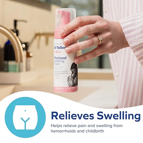 Dr. Talbot's Mom Witch Hazel Perineal Soothing Foam ? Cooling Relief for Postpartum Care ? 5 Fl oz
