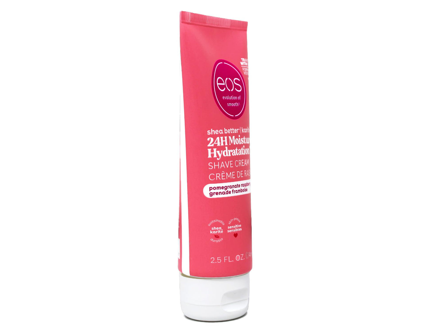 Evolution- of- Smooth Shave Cream Pomegranate Raspberry, 2.5 oz for Women (4 Pack)