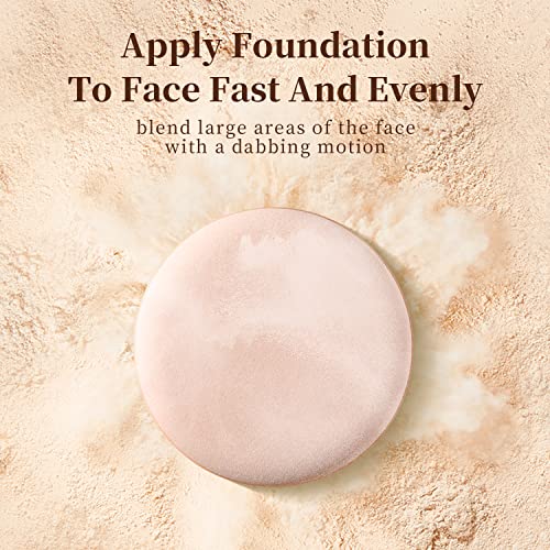 MOHOPE 8Pcs Latex-Free Makeup Sponges with Portable Box for Foundation & Powder
