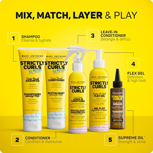 Marc Anthony Strictly Curls Define & Hold Gel 2 Pack, 8 oz