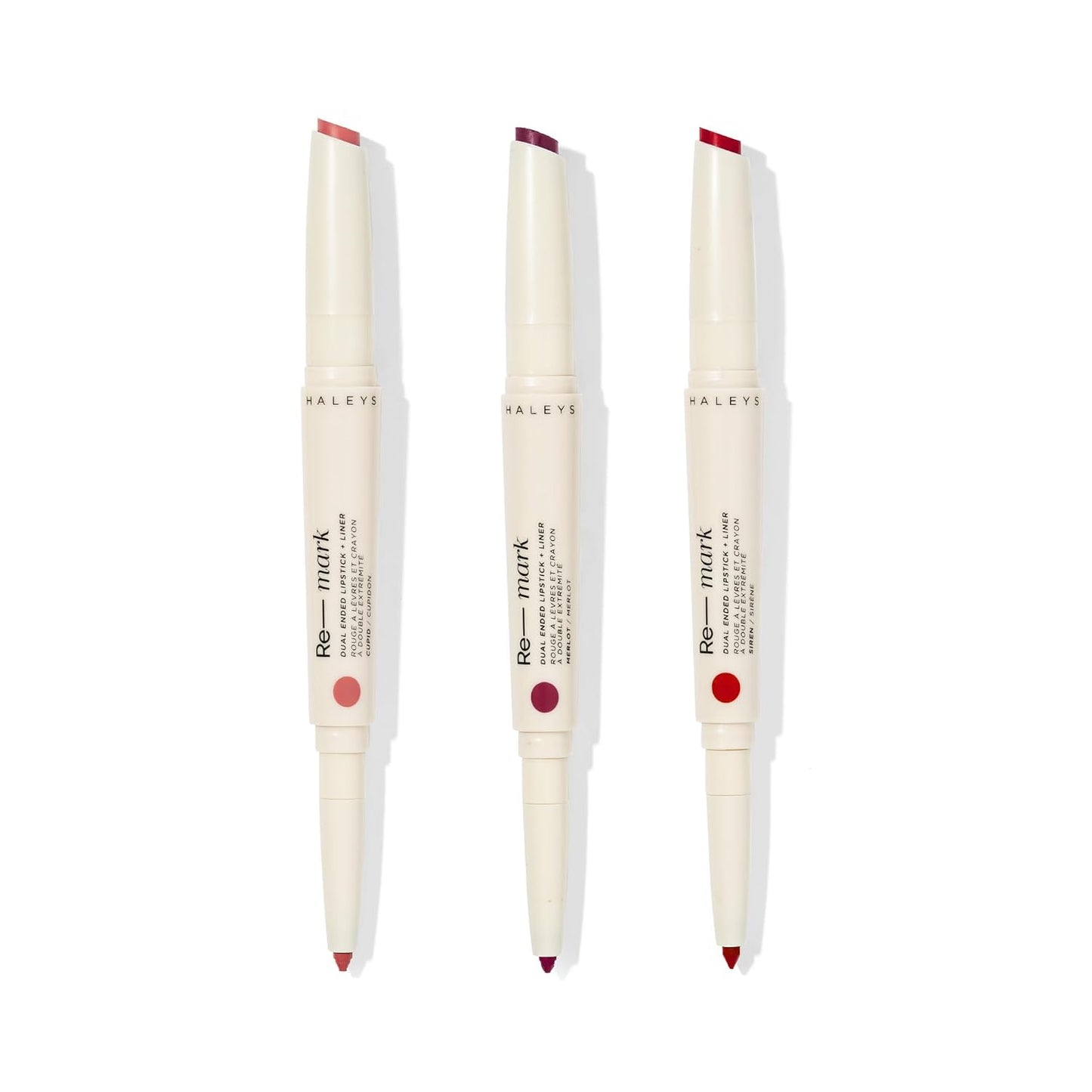 HALEYS Dual Ended 2-in-1 Lipstick & Liner - Creamy Matte Merlot Lip Combo for Women | Precision Lip Liner & Moisturizing Lipstick