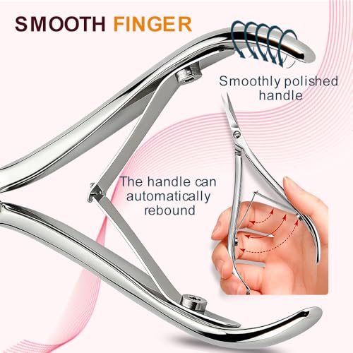 Lukayi Professional Stainless Steel Cuticle Nipper - Precision Trimmer