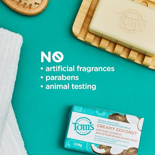 Tom's of Maine Natural Bar Soap Variety Pack, 5 oz (Pack of 4)