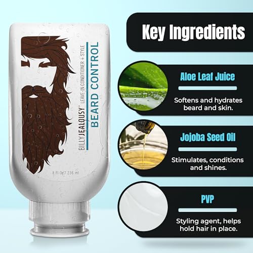 Billy Jealousy Original Beard Control Leave-In Conditioner with Aloe & Jojoba