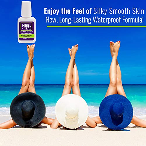 Heel-Seal Liquid Skin Protectant for Cracked Heels & Foot Repair 3X Larger Bottle