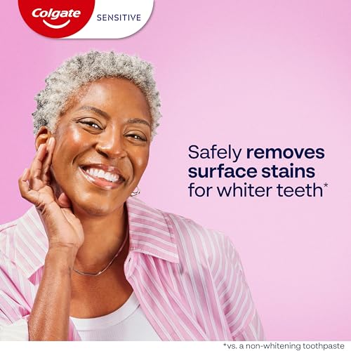 Colgate Sensitive Whitening Toothpaste Gel - Clean Spearmint 3 Pack, 6 oz