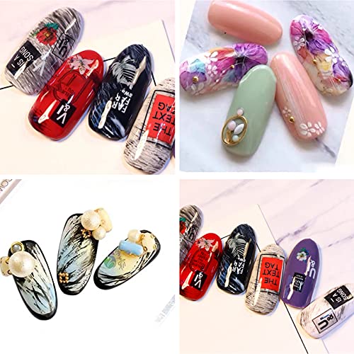 BQAN 2pcs Nail Ombre Brush Set for Gel Nail Art