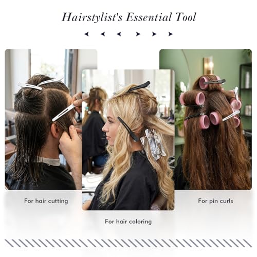 12 Pack Non-Slip Duckbill Hair Sectioning Clips for Styling