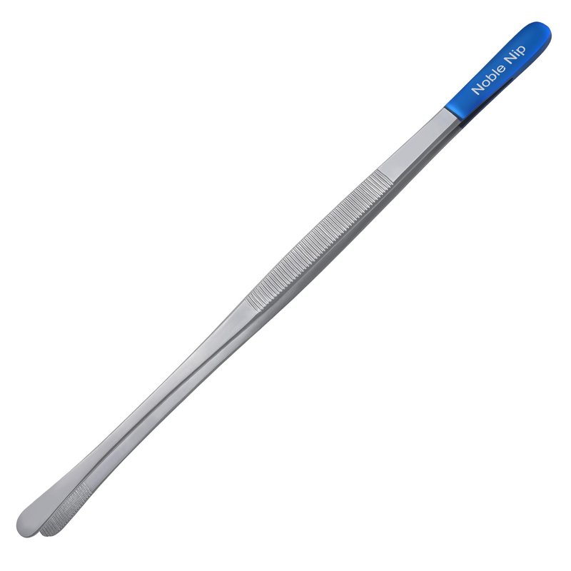 Noble Nip Kitchen Tweezers Stainless-Steel Cooking Tweezers Japanese Made Premium Serving Tongs with Precision Serrated Tips Food Grade Chef Tweezers for Grill Pasta & Salad Kitchen Cooking Tongs.