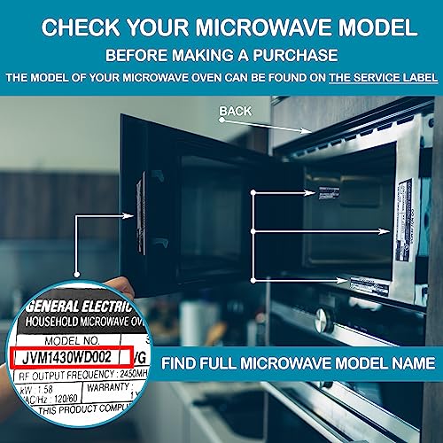 Microwave Grease Filter WB6X486 - Durable Aluminum Replacement (2-Pack)
