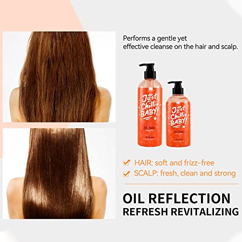 Suisuaie Clarifying Oily Hair Shampoo 9.4 Fl Oz - Silicone-Free, Build-Up & Greasy Scalp Care