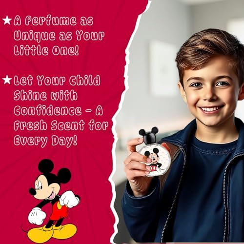 Mickey Mouse Eau de Toilette for Kids, 3.4oz Citrus Cologne