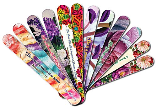 Christian Emery Board - Virtuous Woman 24-Pack Nail Files by New8Beauty