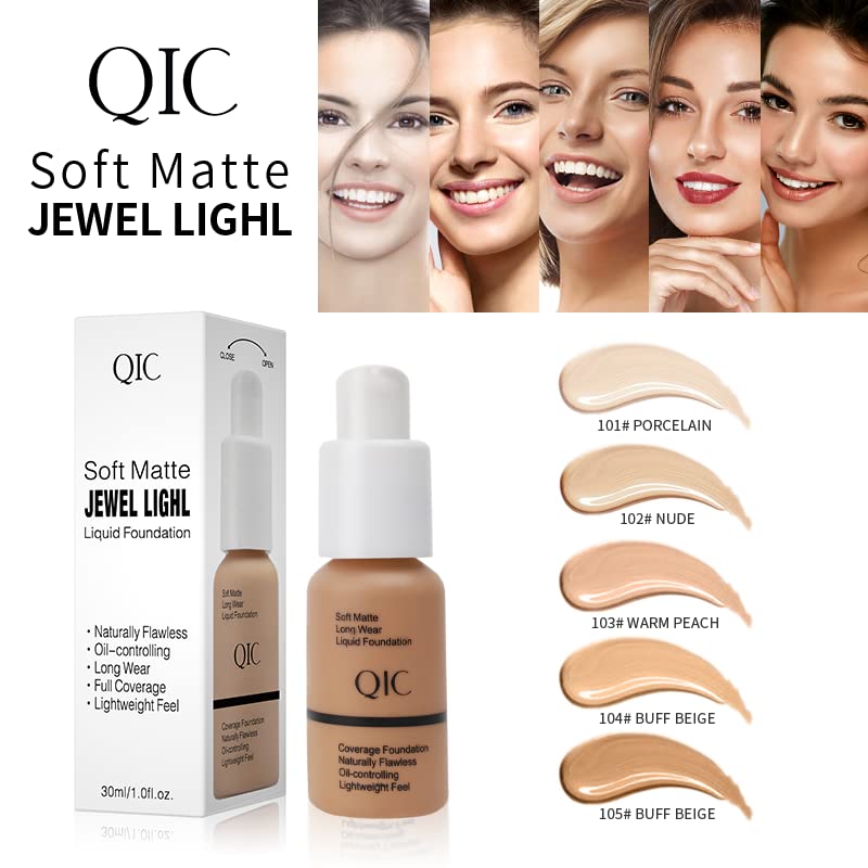Lepke 24HR Flawless Liquid Foundation Nude #02 - Full Coverage, Matte Finish
