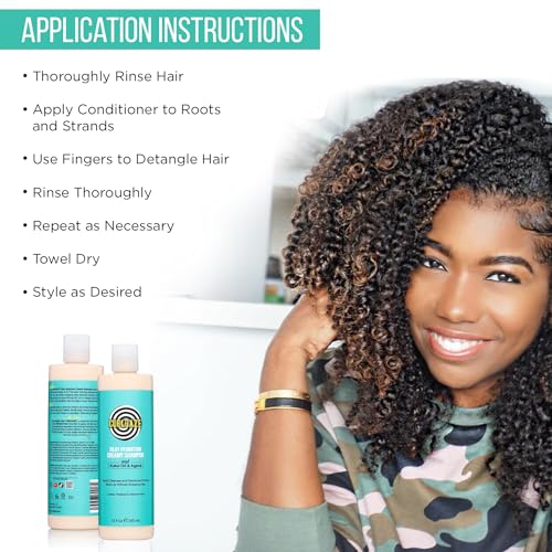 Curldaze Hydrating Cream Shampoo with Kukui Oil & Agave for Curly Hair