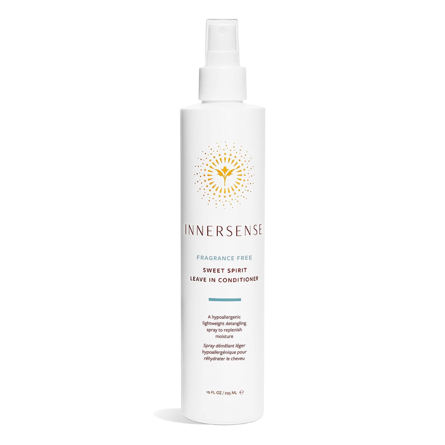Innersense Organic Beauty - Fragrance-Free Sweet Spirit Leave-in Conditioner | Detangling, Hydrating, Smoothing | Non-Toxic, Cruelty-Free, Clean Haircare (10 fl oz)
