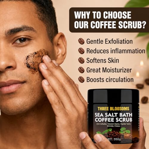 Coffee Scrub Body Exfoliator - 350g Anti-Cellulite & Anti-Aging