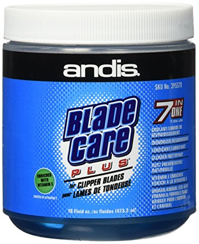 Andis Blade Care Plus 7-in-1 Clipper Blade Disinfectant, 16.5 oz