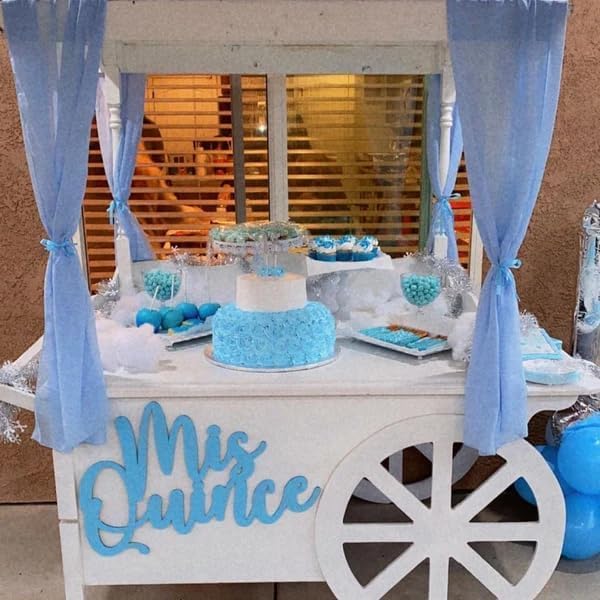 Mis Quince Wooden Sign - Elegant Quinceañera Party Decor