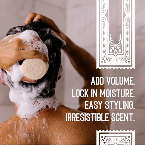 Viori Hamish & Co. Whisky-Infused Shampoo Bar for Men - Aged Sandalwood