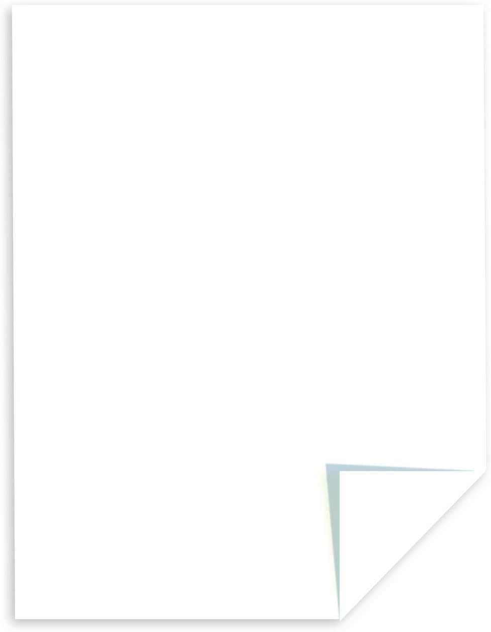 Bright White Cardstock - 8.5" x 11", 65 lb, 176 gsm, 75 Sheets | Ideal for Printing & Crafting