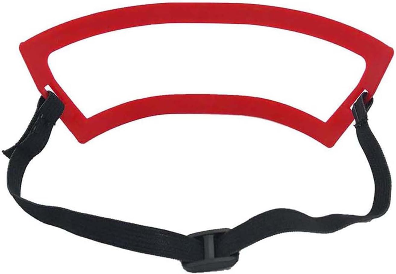 Red Neck Hair Template Neck Hair Template Precise Position Hands-Free Plastic Haircut Guide Neckline Shaving Template for Family Neckline Shaving Neckline Shaving Template Hair Cutting Tools