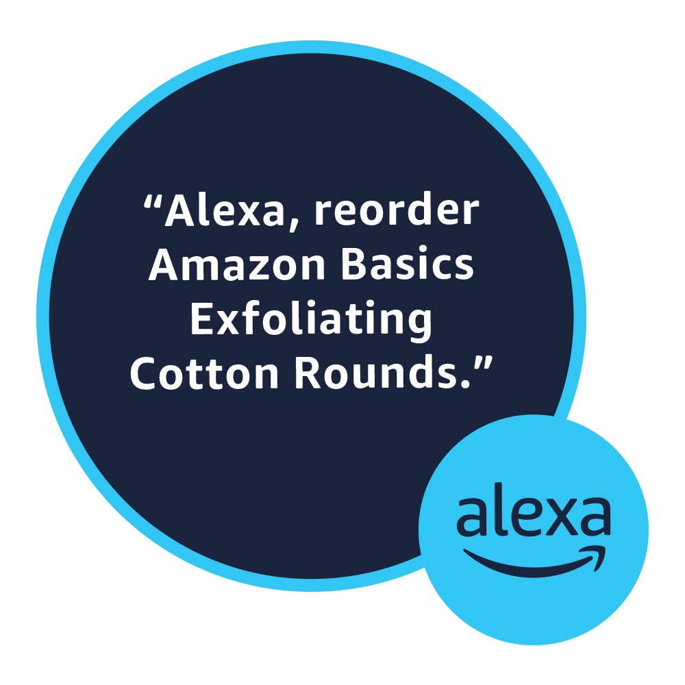 Exfoliating Makeup Remover Cotton Rounds - Dual-Sided Textured, 100 Count