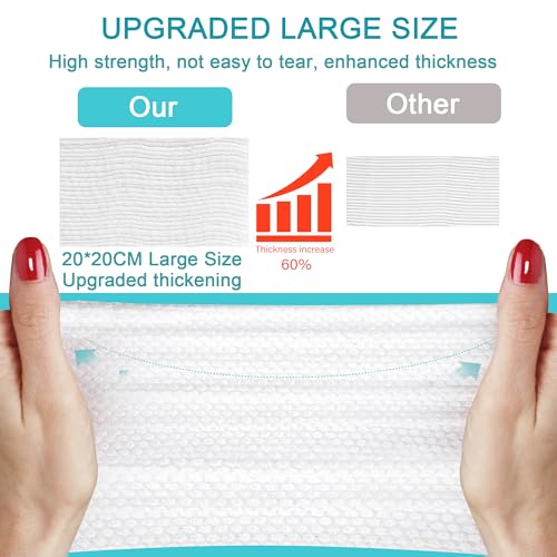Unscented Disposable Face Towels - 100 Count, Soft & Thickened