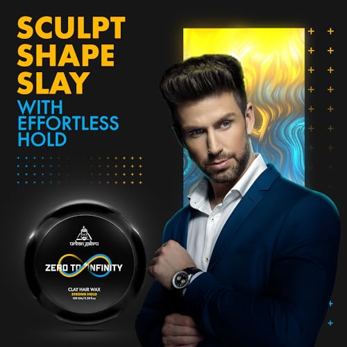 UrbanGabru Clay Hair Wax - Strong Hold & Volume (3.5 Oz)