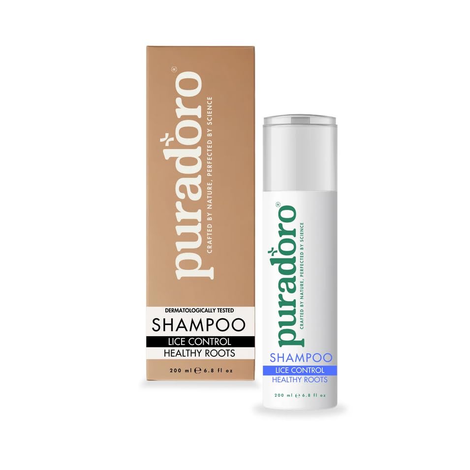 Lice Control Shampoo - Natural Defense Against Head Lice & Nits | Gentle Formula with Neem, Tea Tree & Coconut Oil for All Ages