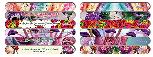 Christian Emery Board - Virtuous Woman 24-Pack Nail Files by New8Beauty