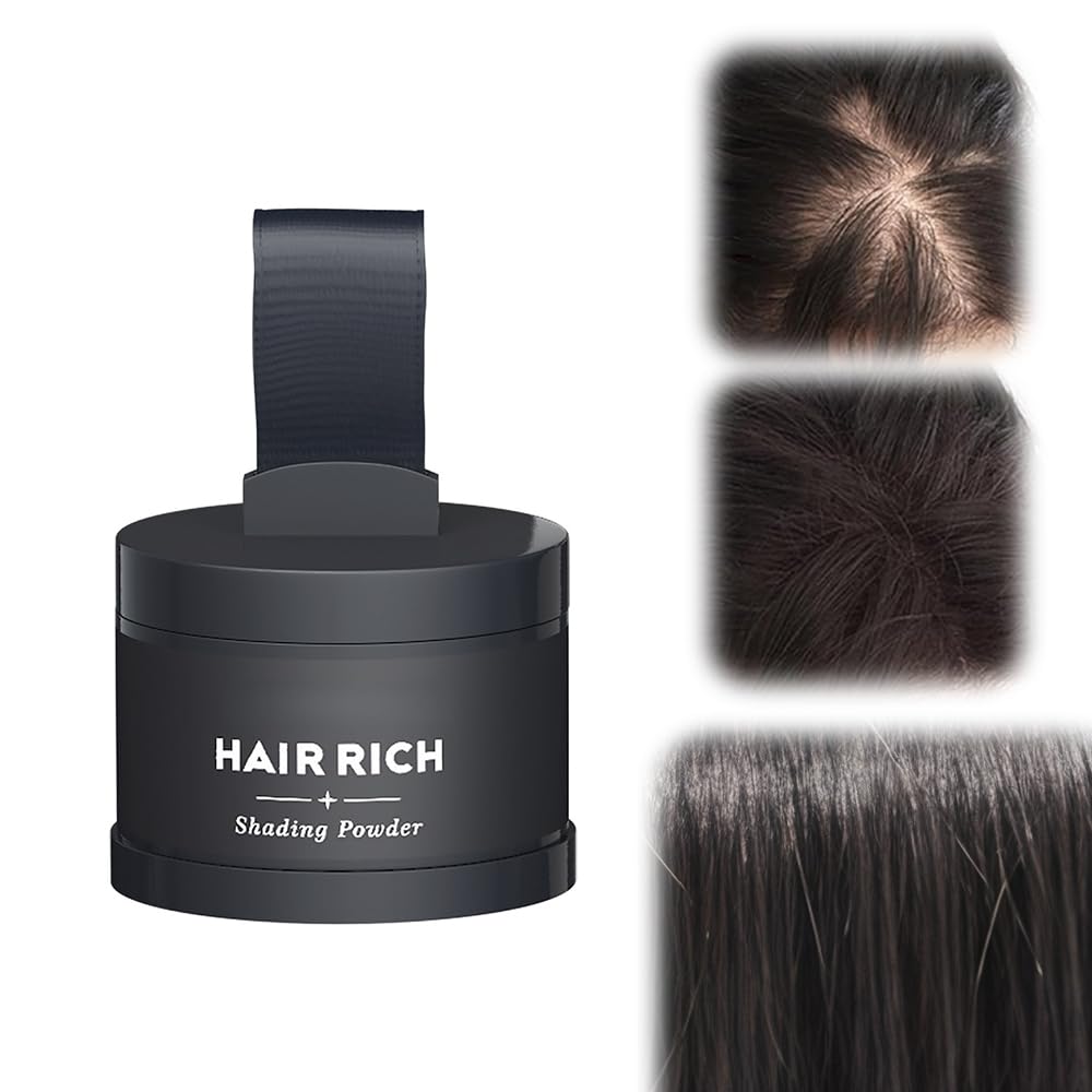Hair Density Filler - 24-Hour Stain-Proof Hairline Powder for Bald Spot Concealing | Auburn Color