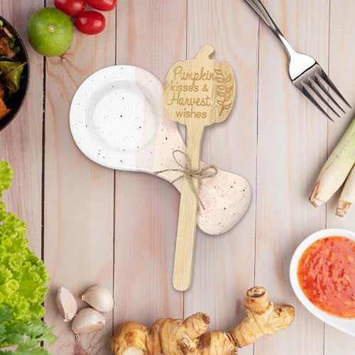 Ceramic Spoon Rest for Kitchen - Stylish Spoon Me Design