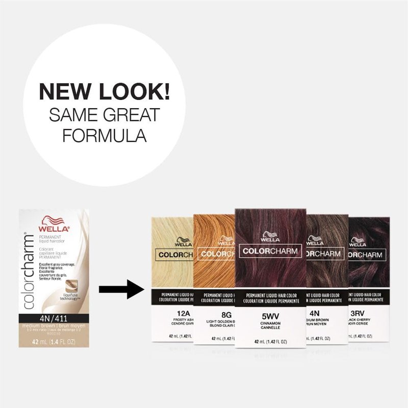 WELLA Color Charm Permanent Hair Color - Ash Blonde for Gray Coverage
