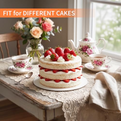 10-Inch Round Cake Boards - 50 Pack Food-Grade Cake Drums