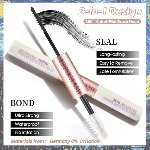 Lash Extension Kit 280Pcs DIY 9-16mm 30D+40D with Bond, Seal, Remover & Tweezers - LEESKELASH