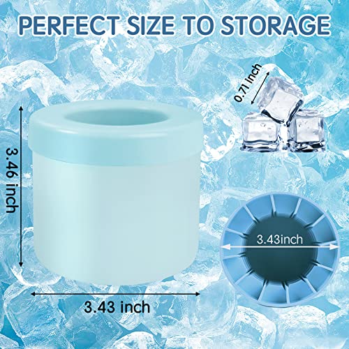 Achouray Silicone Ice Cube Molds - 60 Mini Cylinder Ice Trays