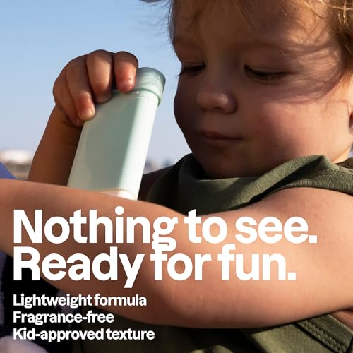 ATTITUDE Baby Mineral Sunscreen Face Stick SPF 50, Non-Nano Zinc Oxide