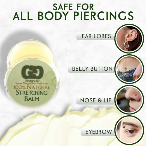 Gauge Gear Ear Stretching Balm | 10ml Natural Aftercare Salve