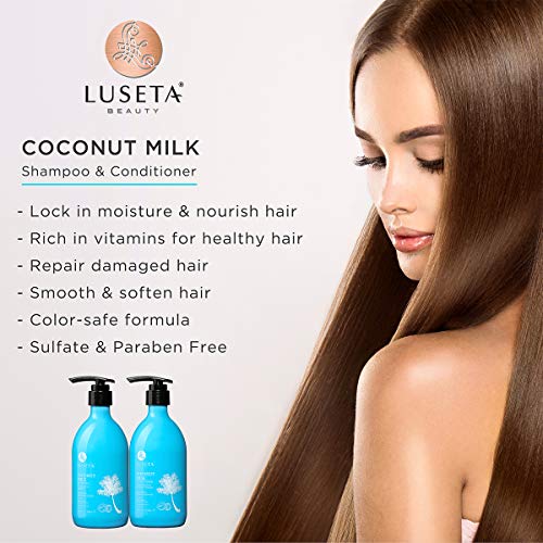 Luseta Coconut Milk Conditioner for Dry Damaged Hair - 16.9oz