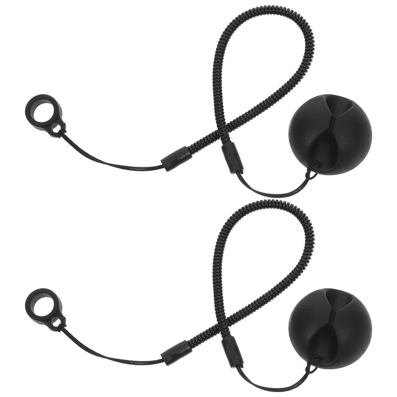 Angoily Pen Leash, 2Pcs Retractable Stylus Teacher Pen Lanyard with Ring, Elastic Tether for Tablets, Writing Boards Loss Prevention Strap, Office Supplies for Desk