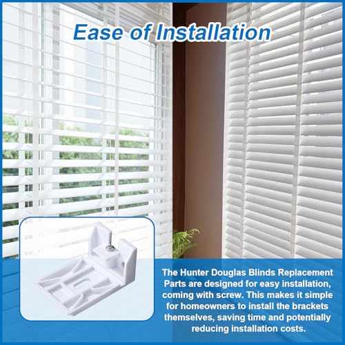 3/4" Hunter Douglas Blinds Shade Bracket - 3 Pack for Duette & Applause